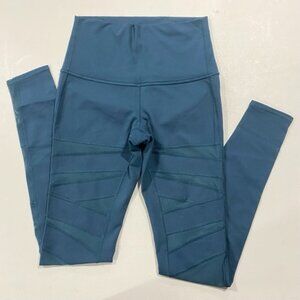 Lululemon Wunder Under High-Rise Tech Mesh Leggings Teal Size 4, XS